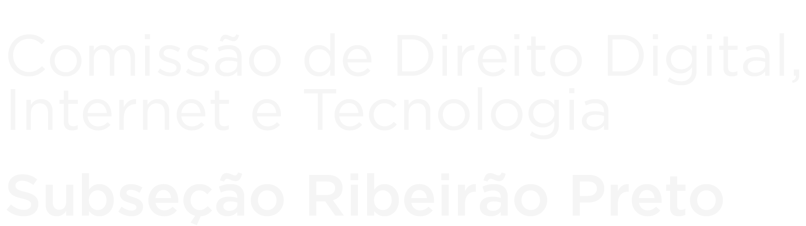 Comissão de Direito Digital, Internet e Tecnologia - Subseção Ribeirão Preto